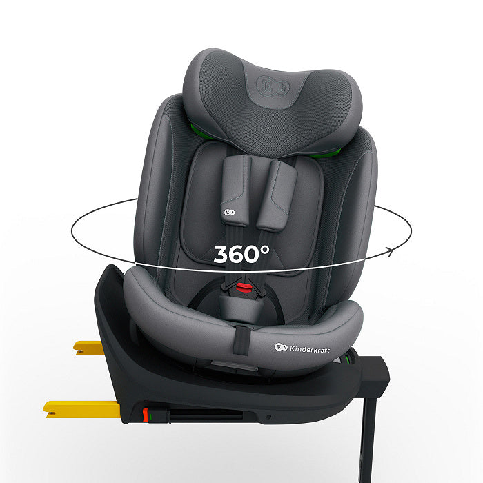 0 36 ISOFIX SWIVEL CAR SEAT WITH KINDERKRAFT I-360 2 PLUS BASE Brand Kinderkraft