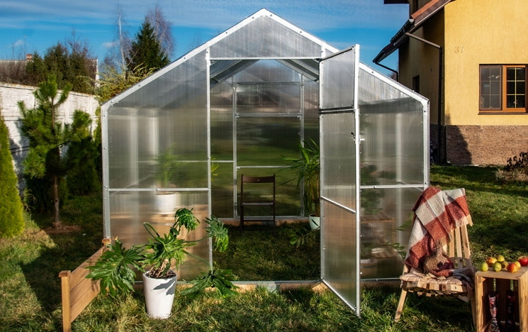 Šiltnamis Cottage 2,6x5 m, polikarbonatas 6 mm, profiliai 40x20 mm