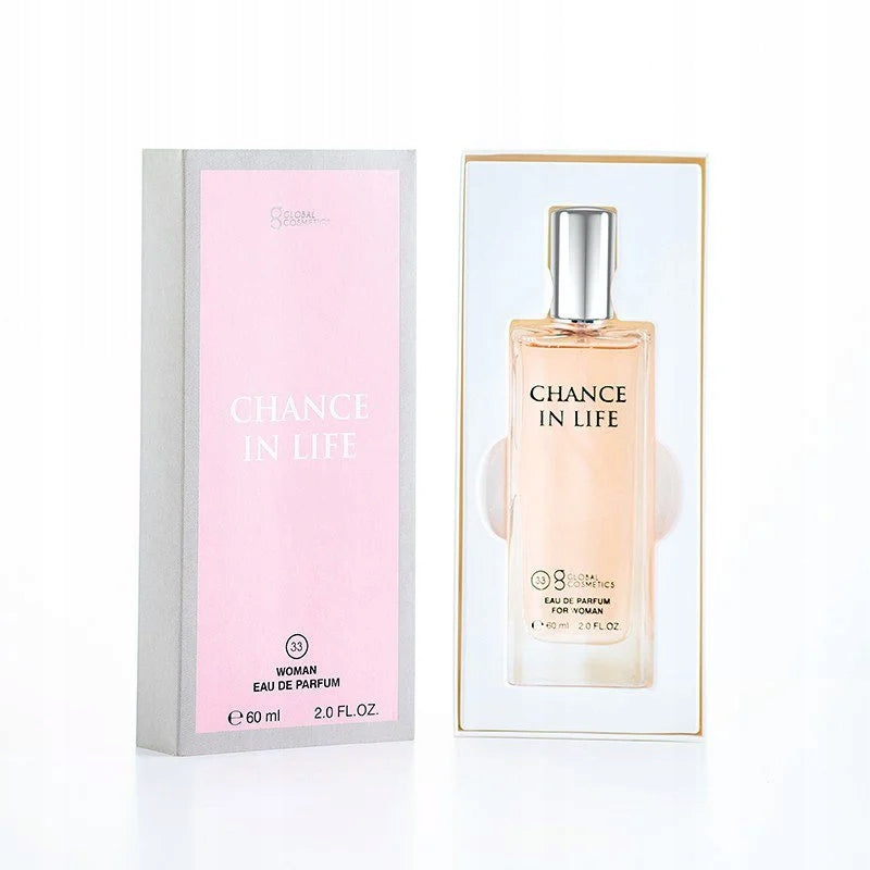 033 CHANCE IN LIFE 60ml WOMEN'S PERFUME ELEGANT LONG LASTING STRONG FRAGRANCE