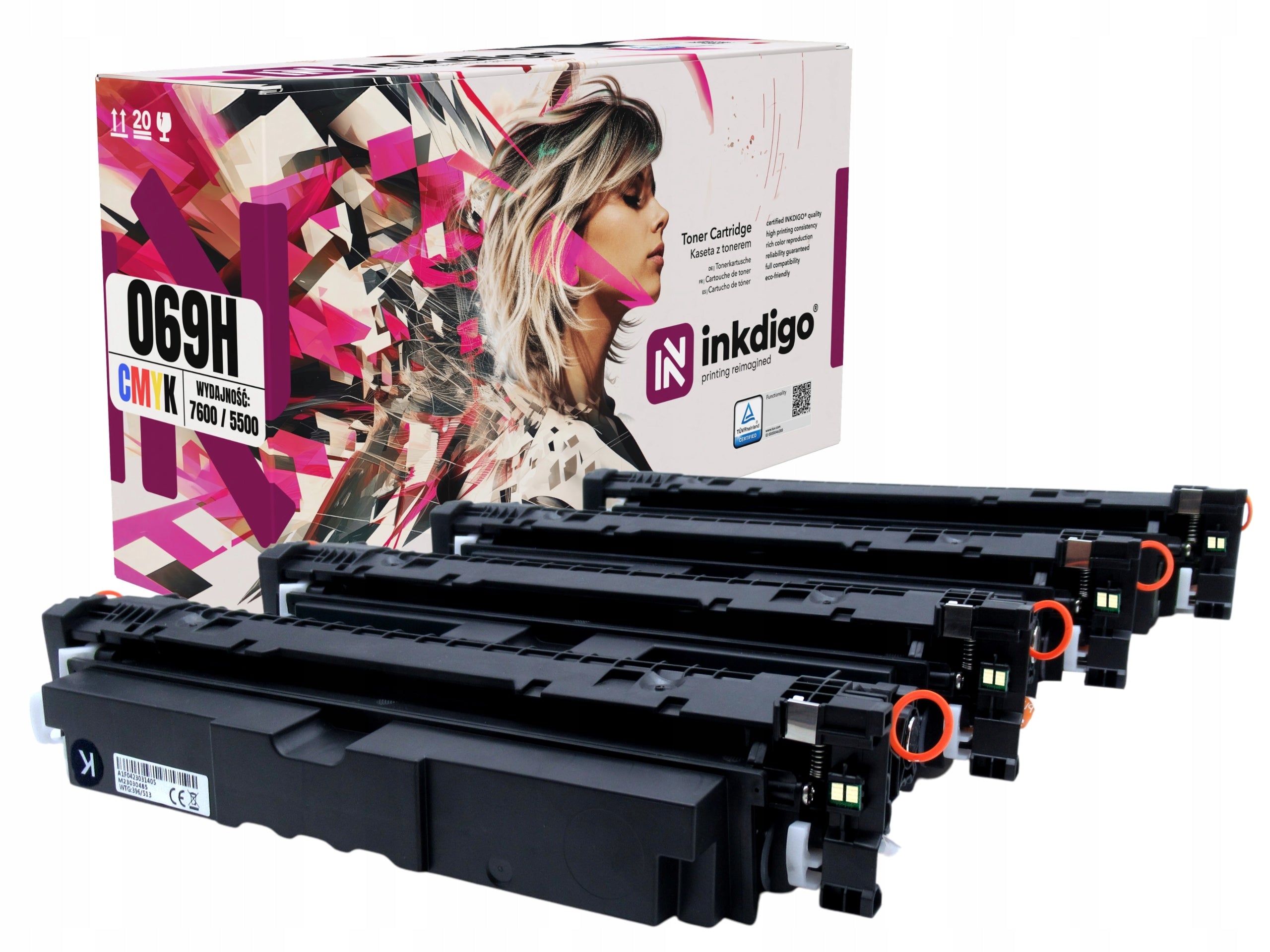 069H toner cartridges for Canon MF 752 MF 754 - i-SENSYS MF752Cdw MF754Cdw LBP673Cdw