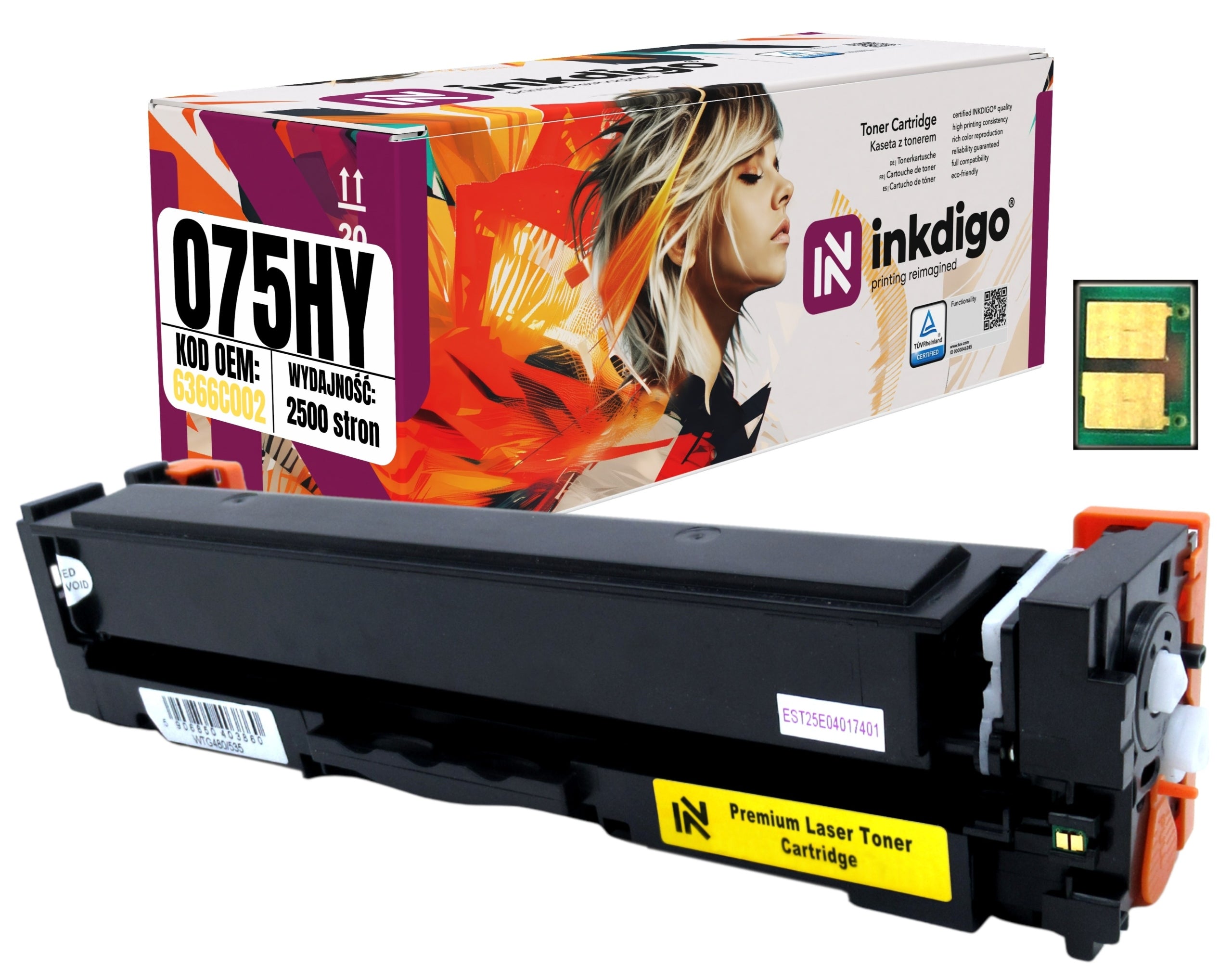 075HY Replacement for Canon i-SENSYS LBP-646Cdw MF664Cdw MF667Cdw Printers