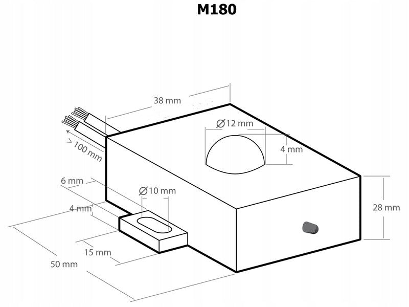 Ultragarsinis graužikų atbaidytuvas Kemo M180, 12V, IP65, vandeniui atsparus
