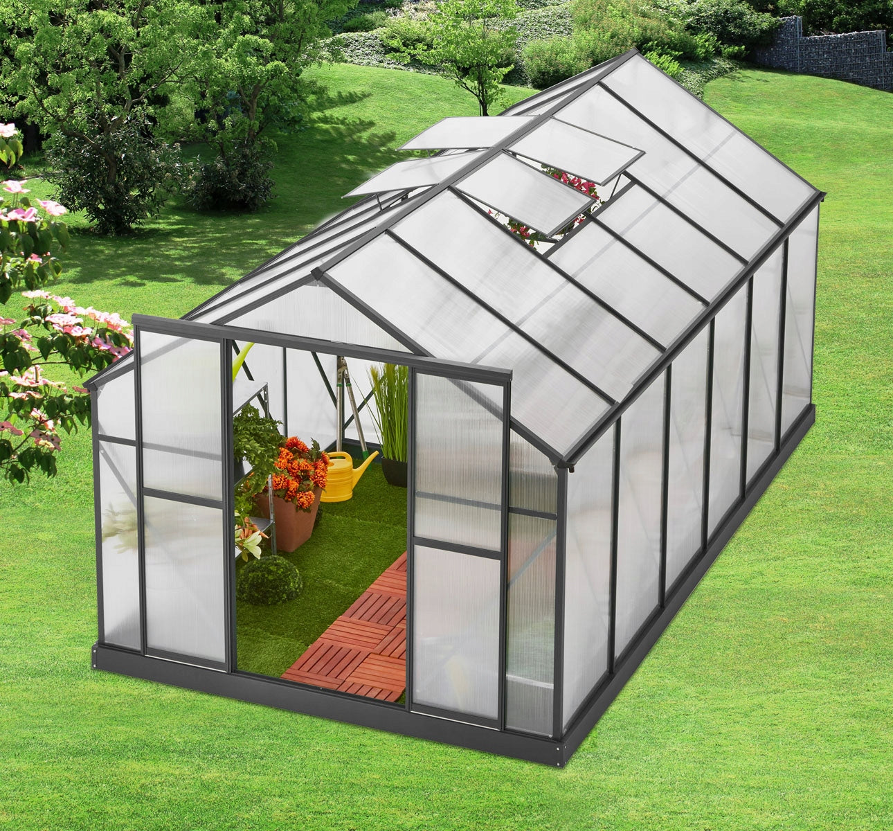 Šiltnamis Stimeo A1 Premium, 509x244 cm, 12,5 m²