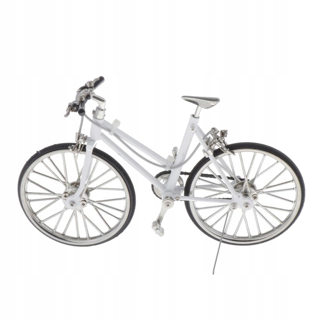 1:10 Alloy Diecast Bicycle Model Toys Home Decor Ornaments White Packaging status original