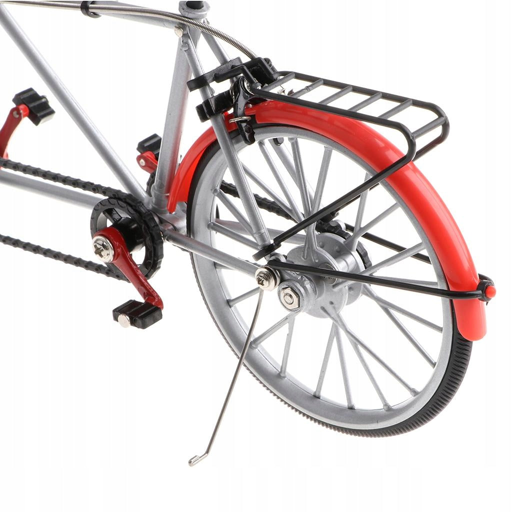 1:10 Alloy Diecast Racing Tandem Bike Model Bicycle Toys Collection Red Brand no brand
