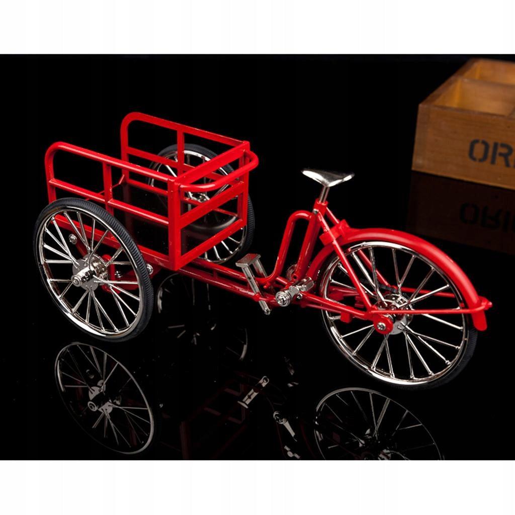 1:10 Alloy Diecast Racing Tricycle Model Replica Toy Red Maximum speed 1 km/h