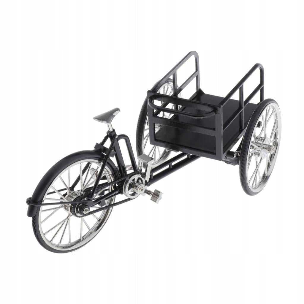 1:10 Scale Alloy Diecast Bicycle Model Bike Toy Decoration Crafts for Black Brand no brand