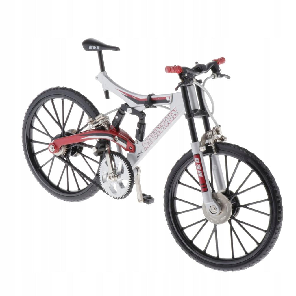 1:10 Scale Alloy Diecast Racing Mountain Bike Model Toy Table Decor Maximum speed 1 km/h