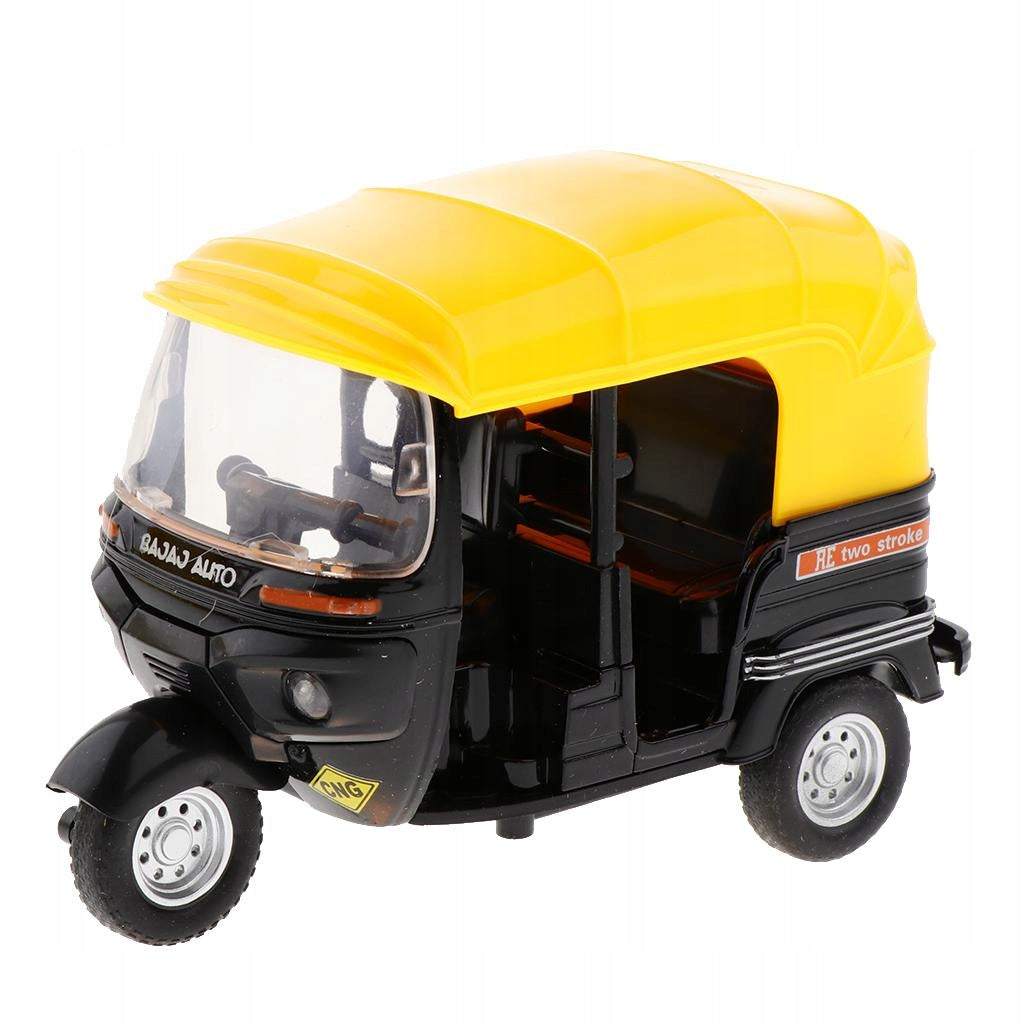 1:14 Indian Tricycle with Light Sound Hobbies Games Toy Black
