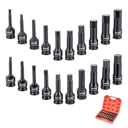 1/2 INCH ALLEN BITS SET OF 20 PCS CHROME MOLYBDENUM STEEL Brand no brand