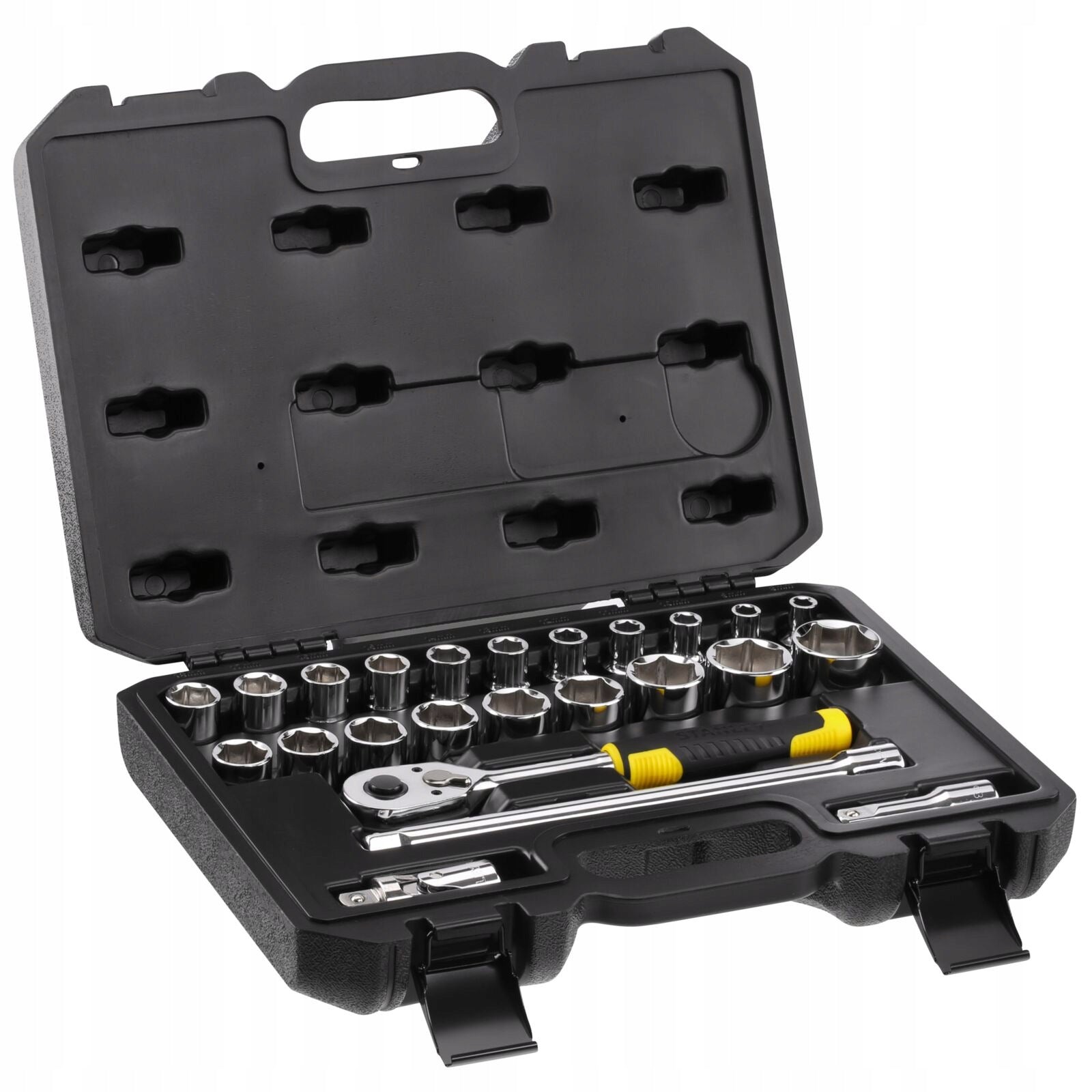 1/2" RATCHET SET AND ACCESSORIES - 24PCS. Packaging status original