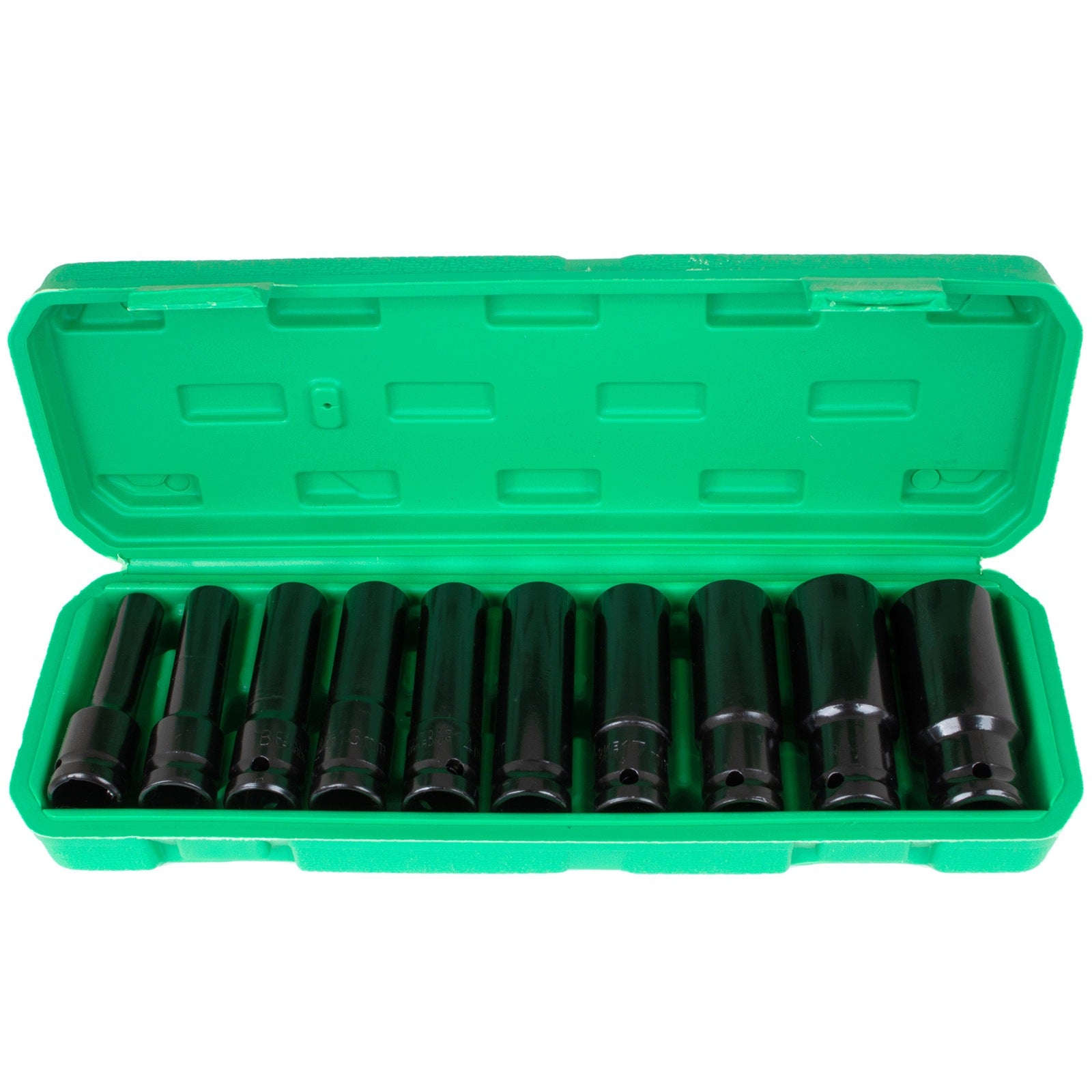 1/2" SOCKET WRENCHES CAP TIP SET LONG SOCKETS 10 PCS Brand M MODECAR
