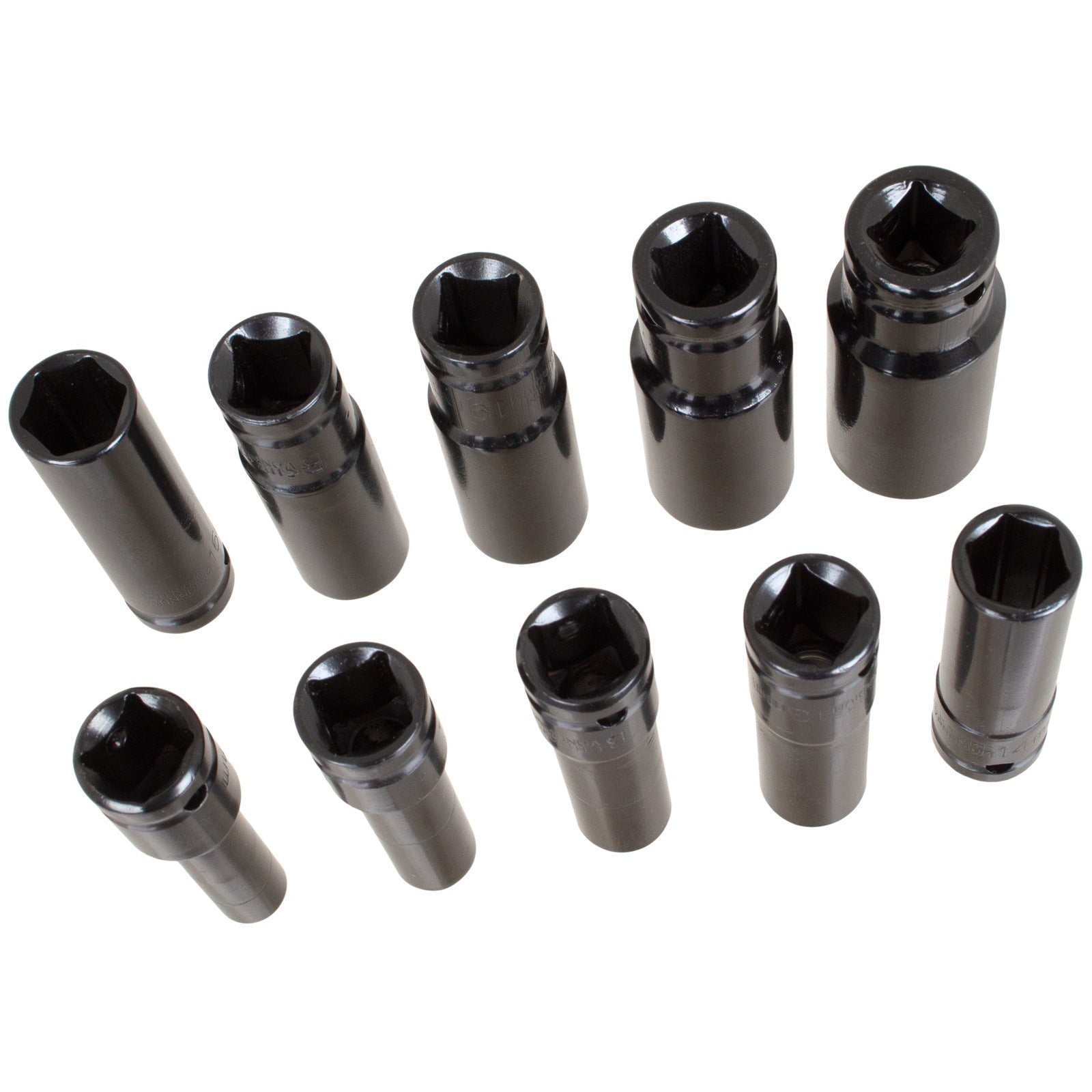 1/2" SOCKET WRENCHES CAP TIP SET LONG SOCKETS 10 PCS Key type socket