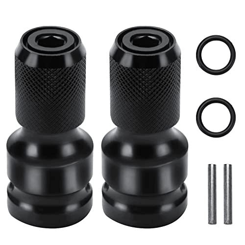1/2 SQUARE TO 1/4 HEX SOCKET ADAPTER FOR DRILL 2 PCS. Brand no brand