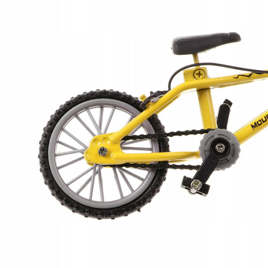 1:24 Miniature Alloy Finger Mountain Bike Mini Bicycle for Model home and Packaging status original