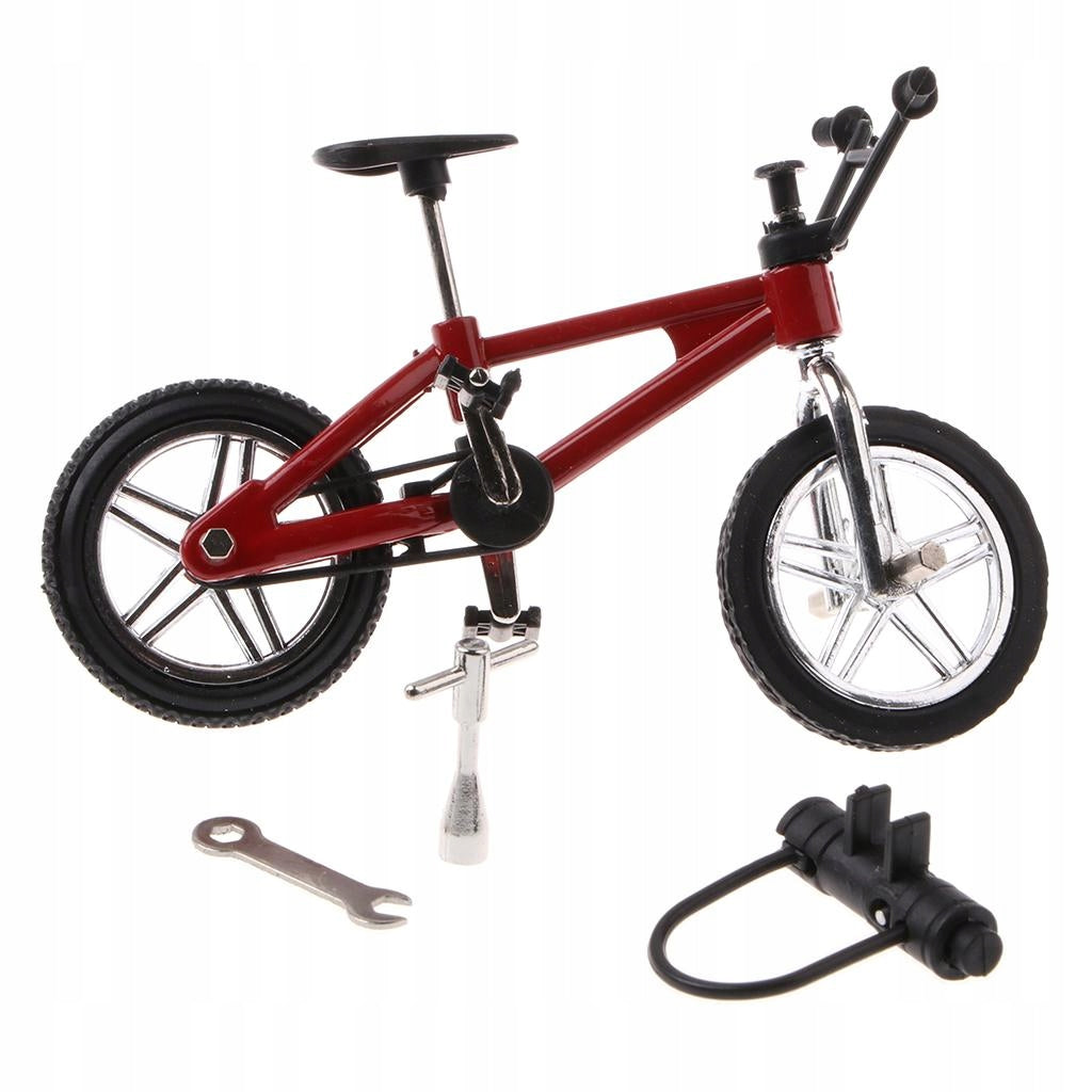 1:24 Scale Alloy Finger Bike Toy Mountain Bicycle Diecast Model W/Lock