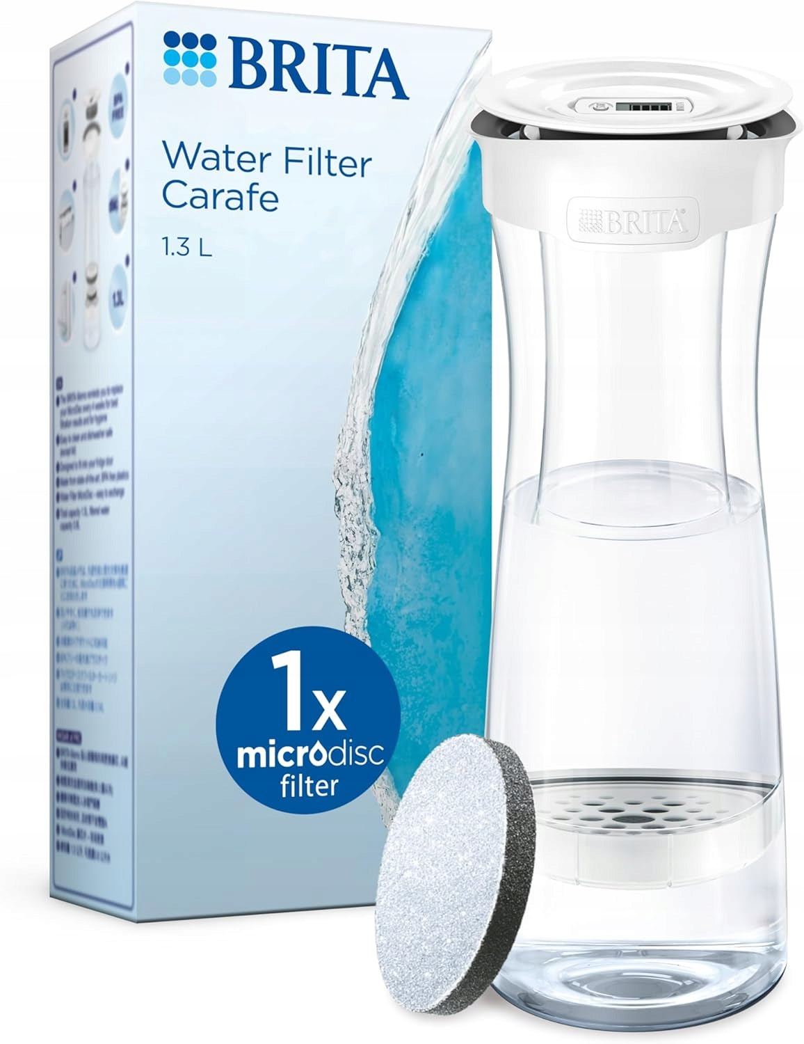 1,3 L FILTER CARAFE WITH MICRODISC FILTER