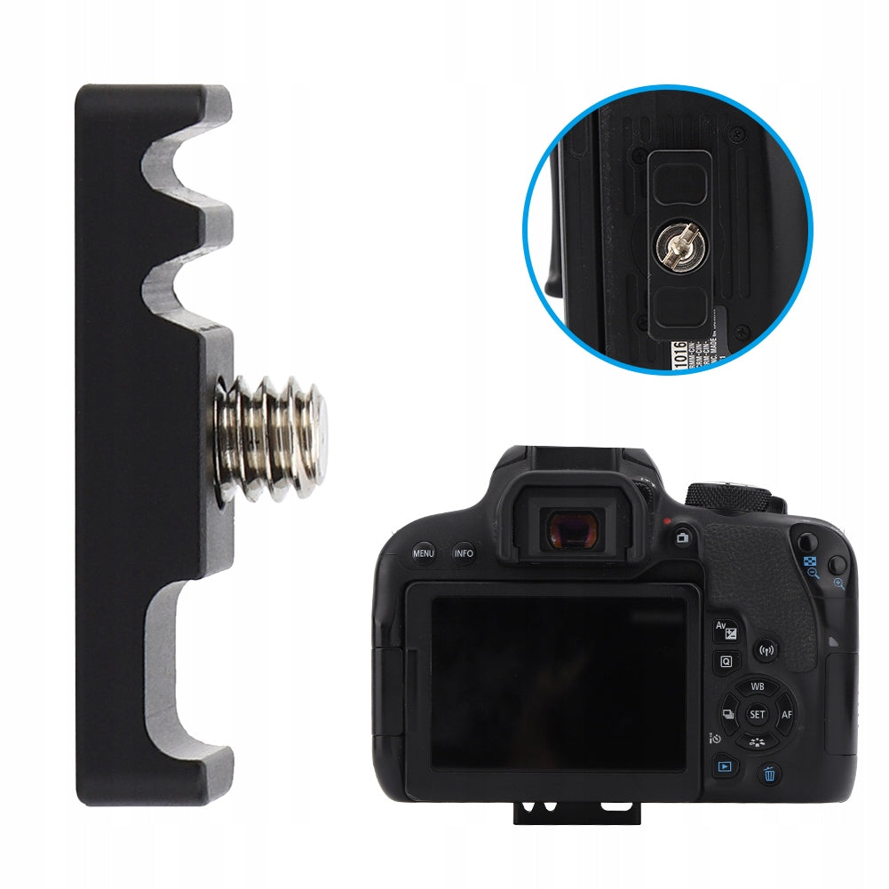 1/4'' UNIVERSAL FIXED WIRE PORTABLE HOLDER ADAPTER Color black