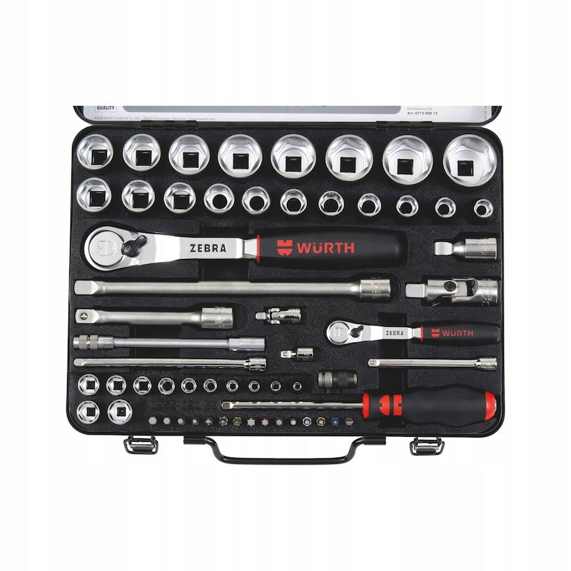 1/4 and 1/2 inch socket wrench set, protected against py ingress