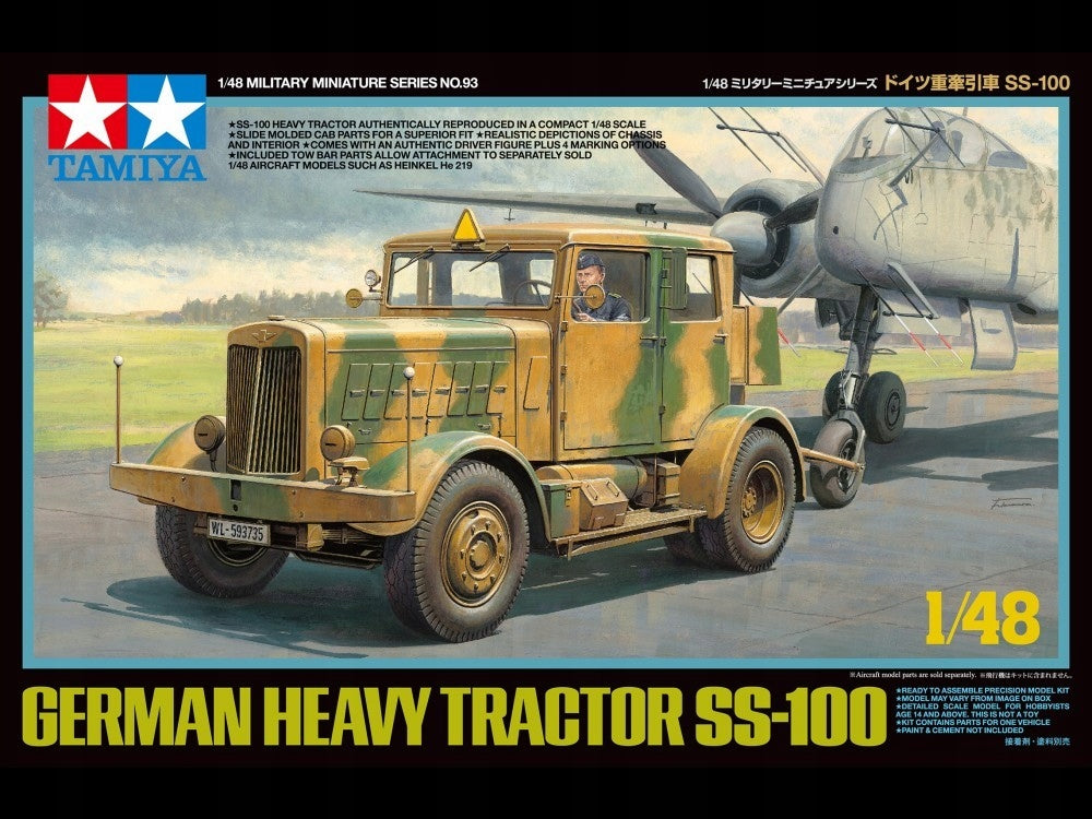 Konstruktorius Tamiya - German Heavy Tractor SS-100, 1/48, 32593
