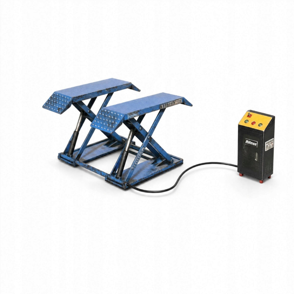 1/64 Scale Model Detailed Scissor Lift Model with Control Box for Hobbyists