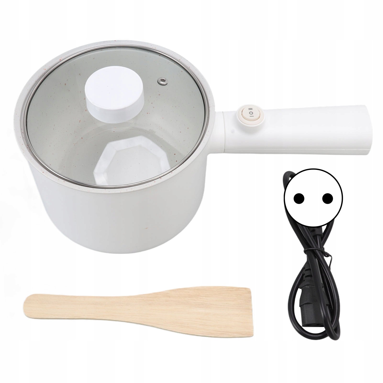 1,8L PORTABLE MULTIFUNCTIONAL ELECTRIC HOT POT WHITE Dominant color white