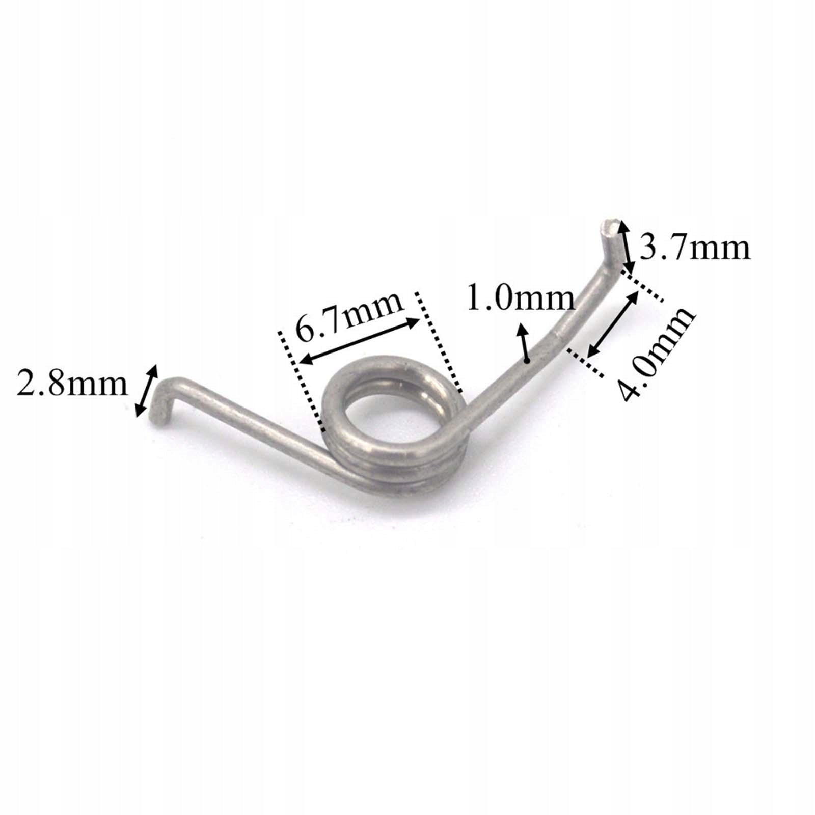 1 Fishing Reel Spring Spool Drum Torsion Compression 10 Pieces 304 Brand no brand