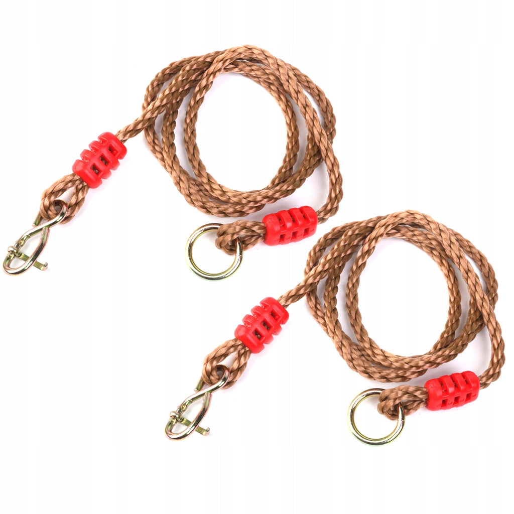 1 Pair Rope 1.8M Adjustable for Outdoor Playground Swing Set