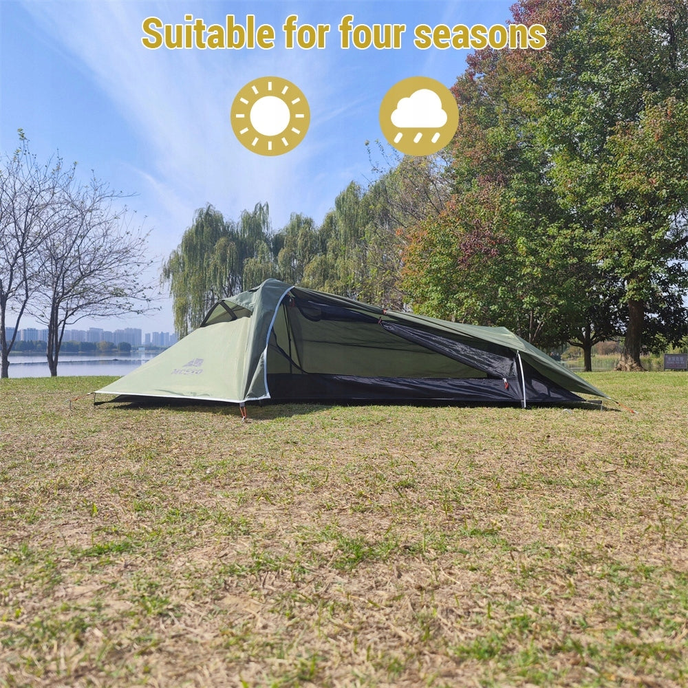 1-Person Backpack Tent Ultra-light Aluminum Post, Storm Resistant Brand no brand