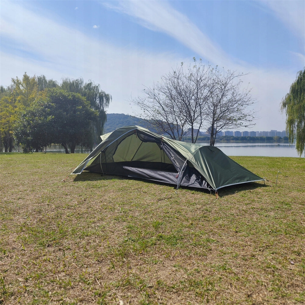 1-Person Backpack Tent Ultra-light Aluminum Post, Storm Resistant Manufacturer code Namiot typu norka