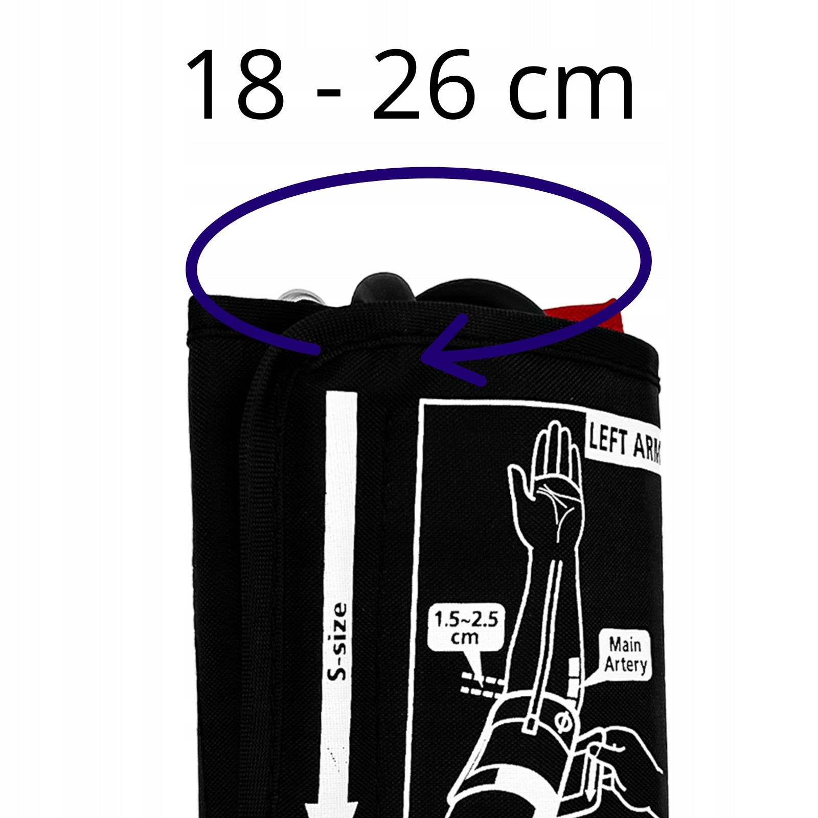 1 hose cuff for blood pressure monitor ROSSMAX Universal high quality Packaging status original