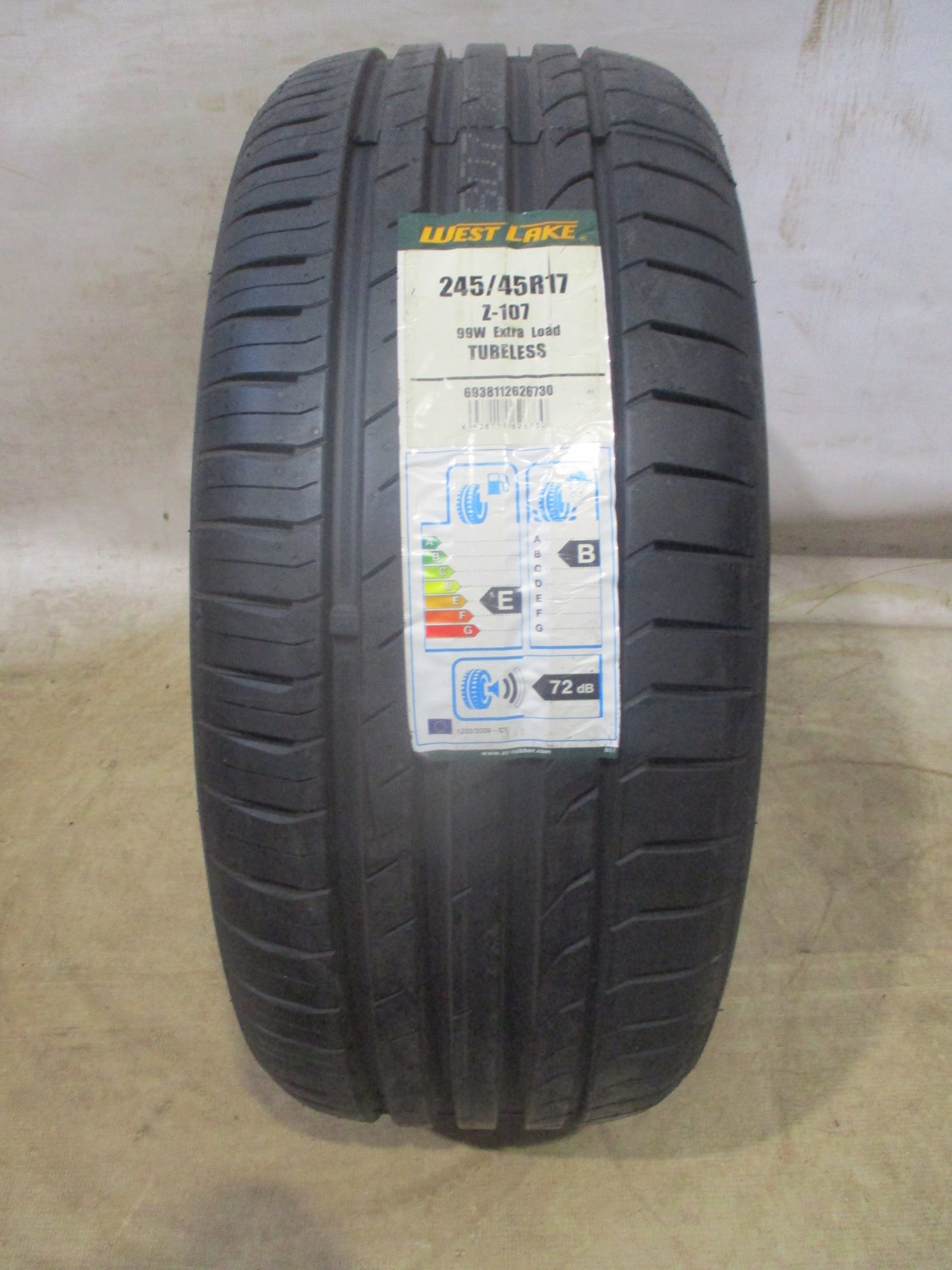 1 new summer tyre 245/45R17 99W Westlake Zupereco Z-107 r. 2021 Season summer