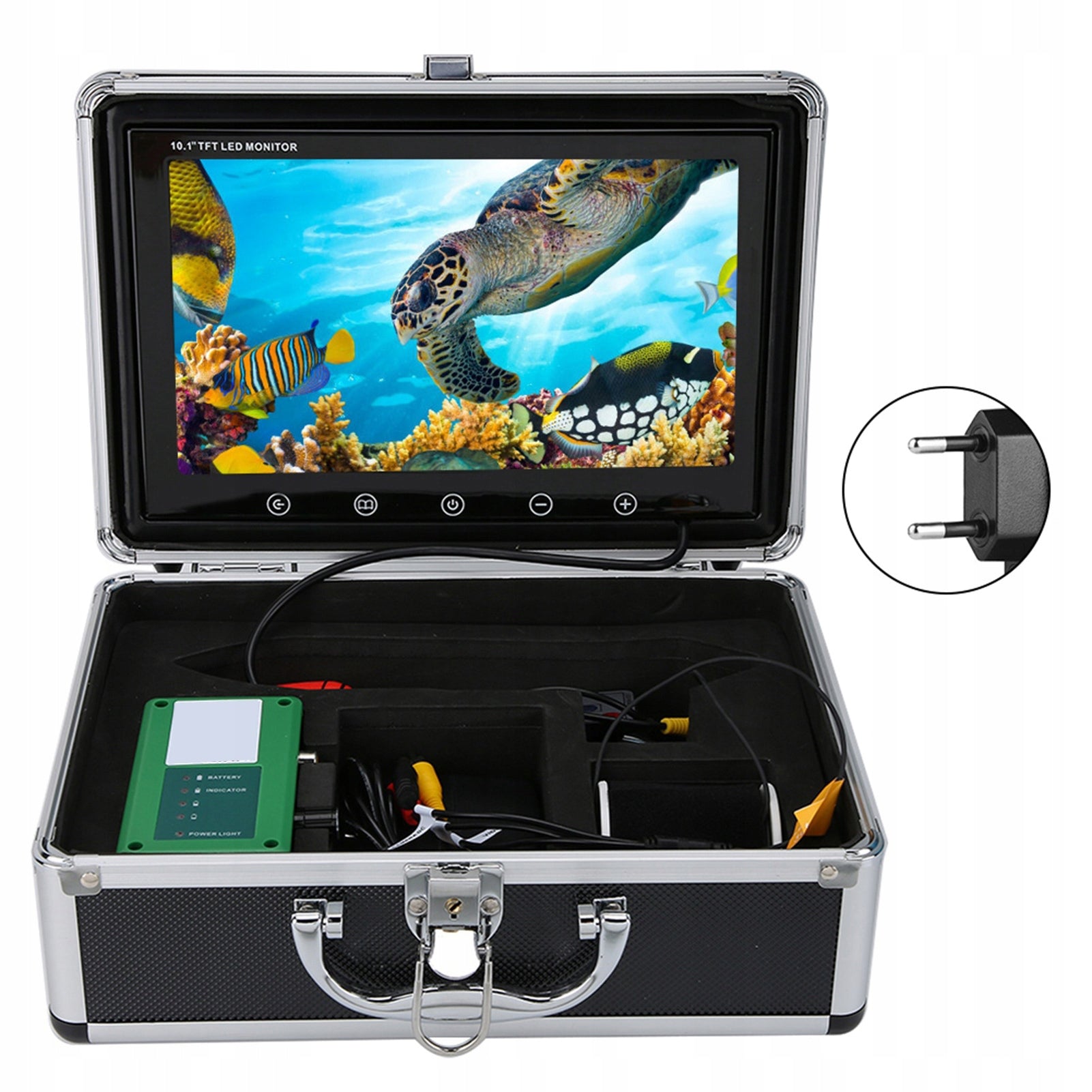 10,1" 1000TVL Underwater Fishing Camera, 50m