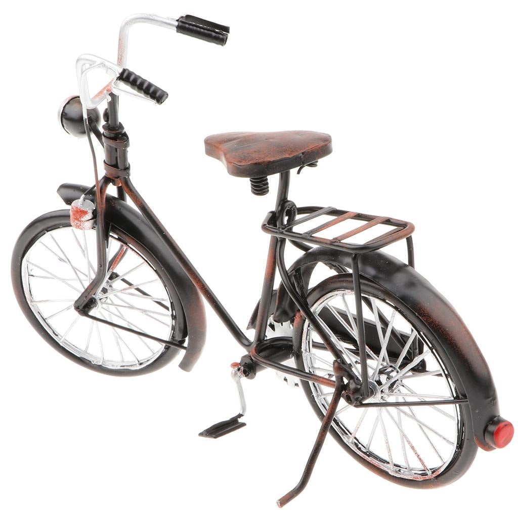 10 Inch Vintage Metal Rusty Bicycle Model, Kids Toy Birthday Christmas
