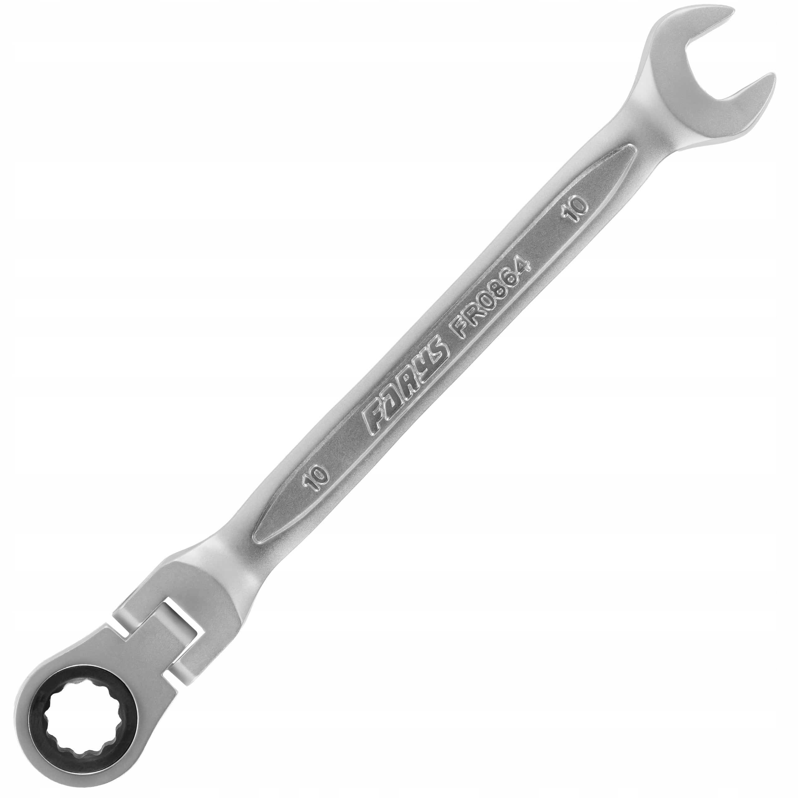 10 MM SPANNER WITH RATCHET 90 TEETH + JOINT CRV PRO FARYS Brand Farys