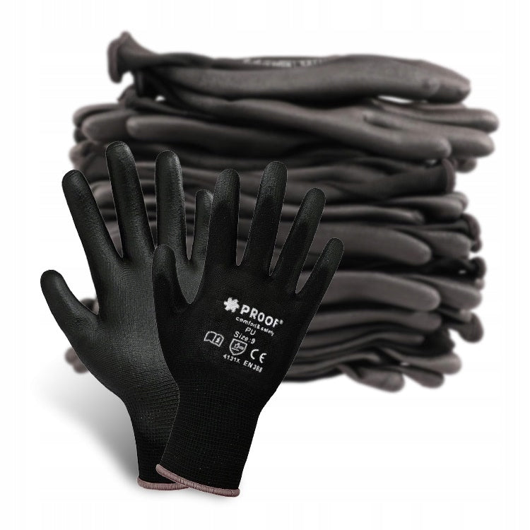 10 PAIRS Gloves Work Gloves Protective Manual Coated PU r.11-XL EAN (GTIN) 5904966700132