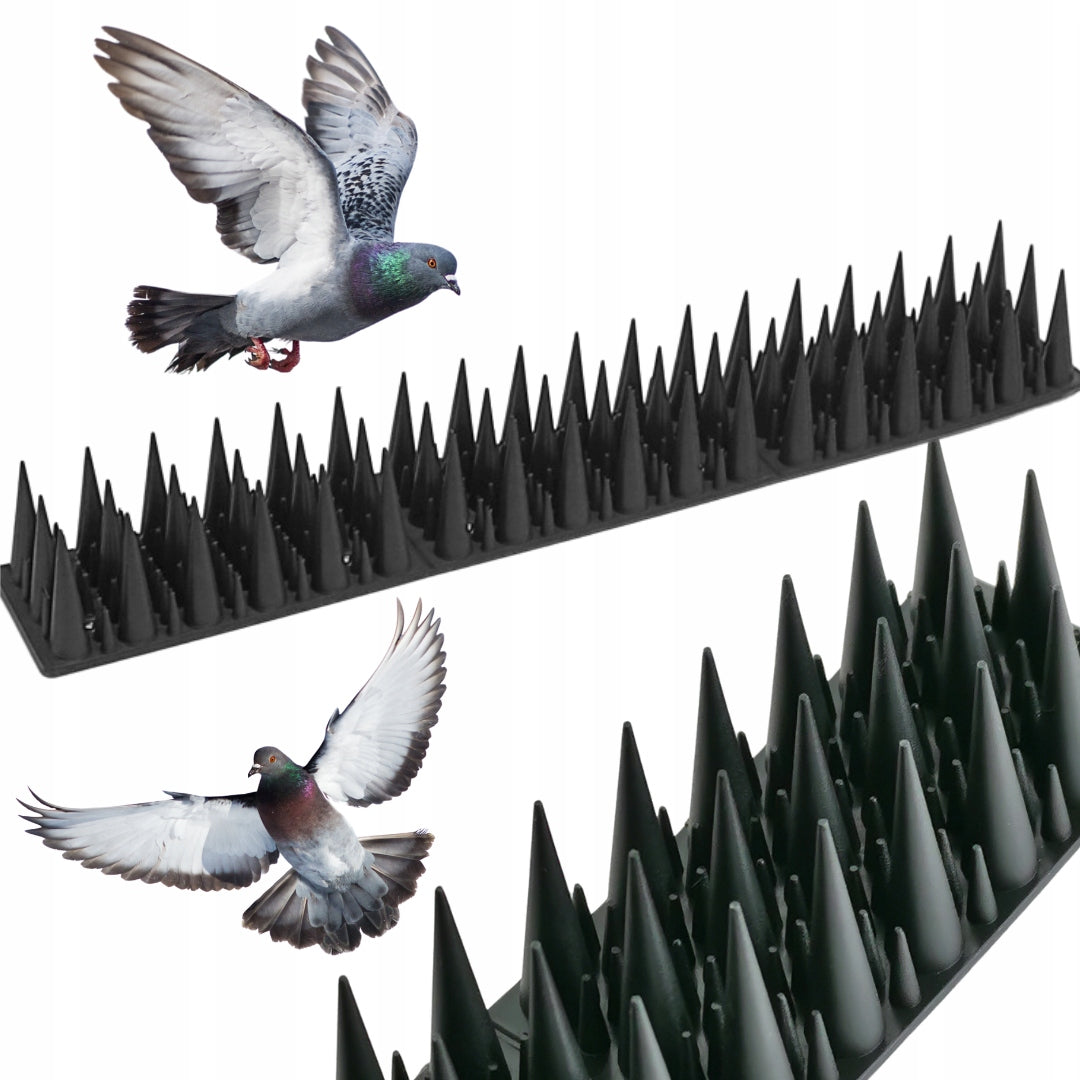 10 PCS HIGH SPIKES ON PIGEON STRIP AGAINST BIRDS PIGEON EFFECTIVE 5m Manufacturer code Korbi KOLCE NA GOŁĘBIE PTAKI