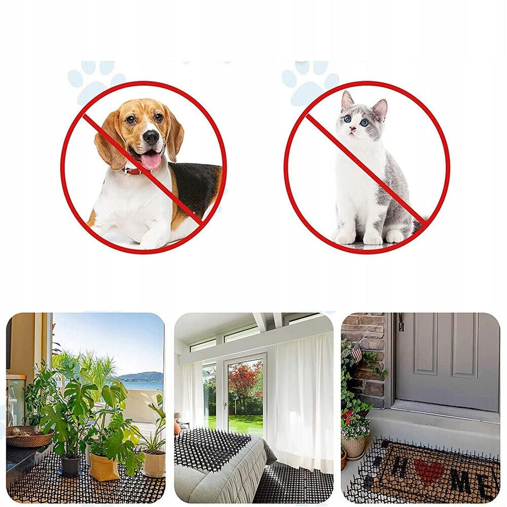 10 PCS PET BARRIER FOR GARDEN, CAT PROTECTION MESH Net length 2 m