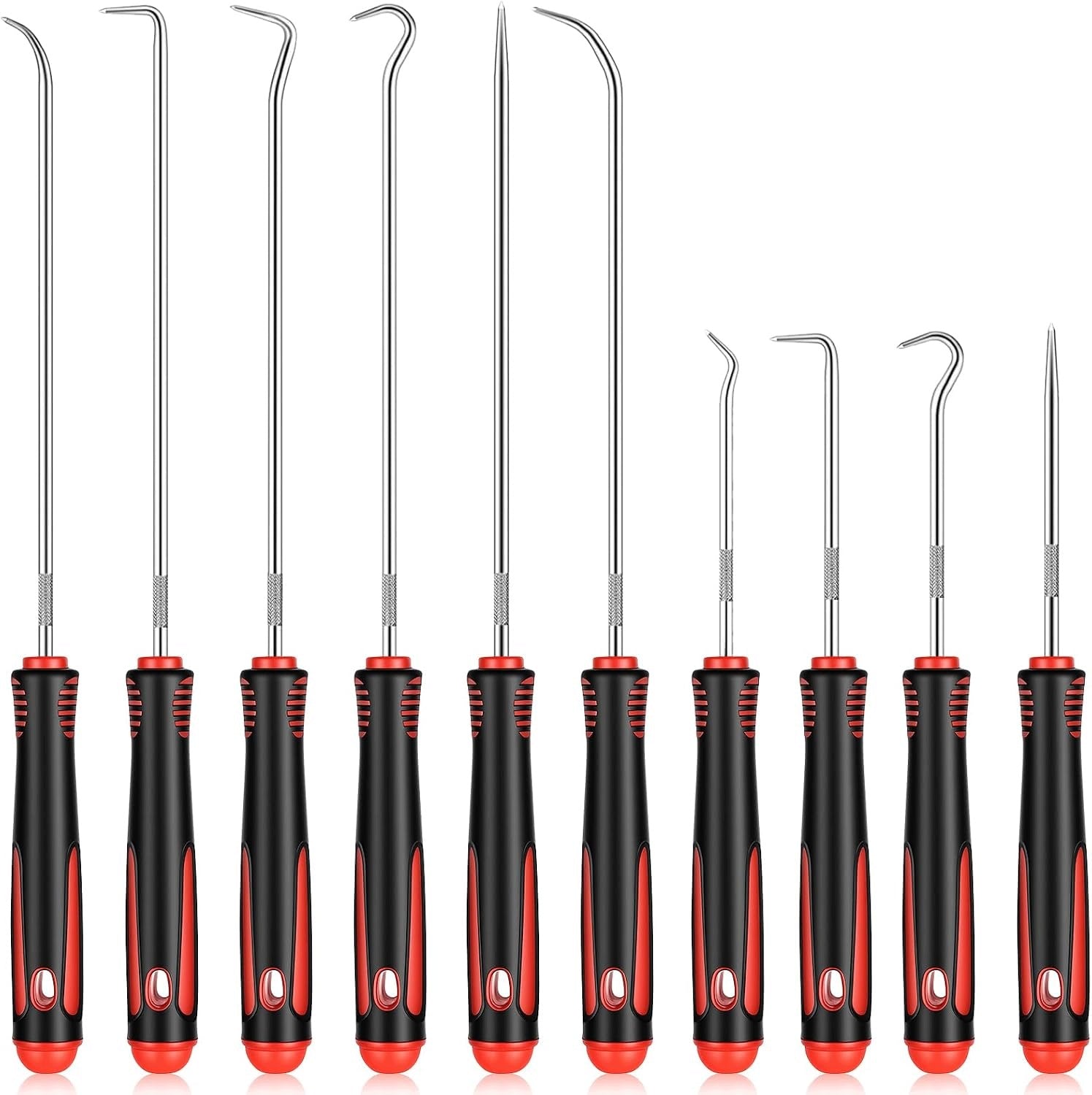 10-PIECE SET OF LOCKPICKS AND HOOKS FOR UNIVERSAL SHAFT SEALS