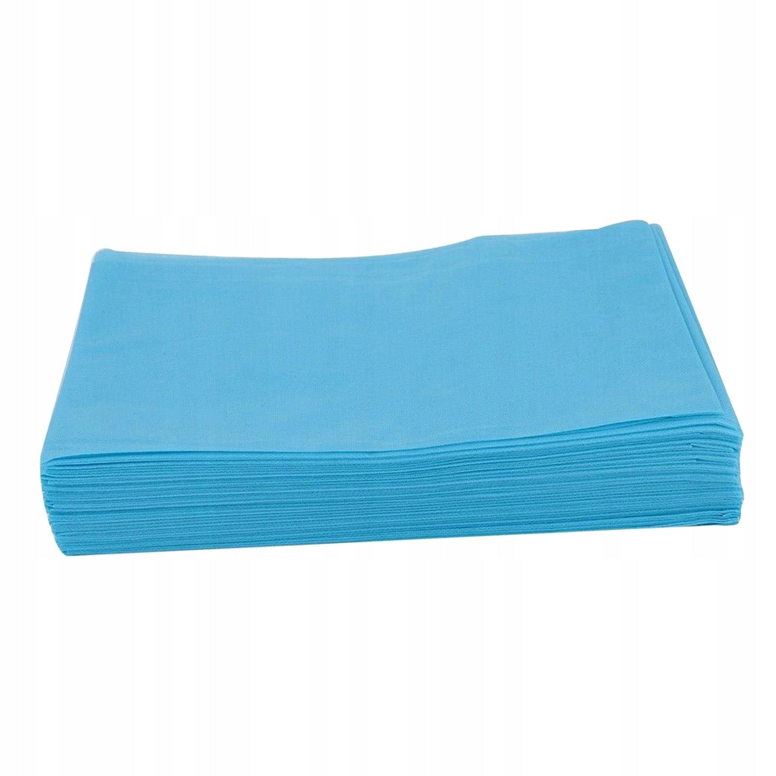 10 Pcs 80 * 180 Cm Disposable Bed Sheet, Non Woven Disposable Fabric Blue Color multicolor