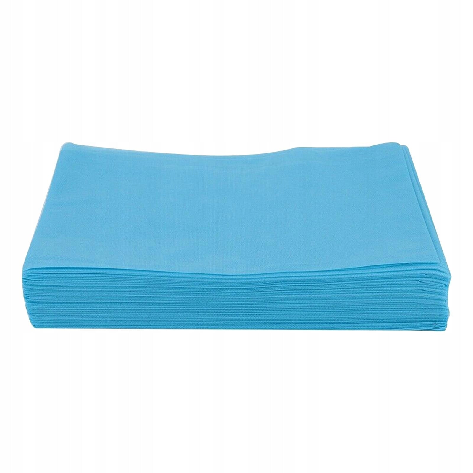 10 Pcs 80 * 180 Cm Disposable Bed Sheet, Non Woven Disposable Fabric Blue