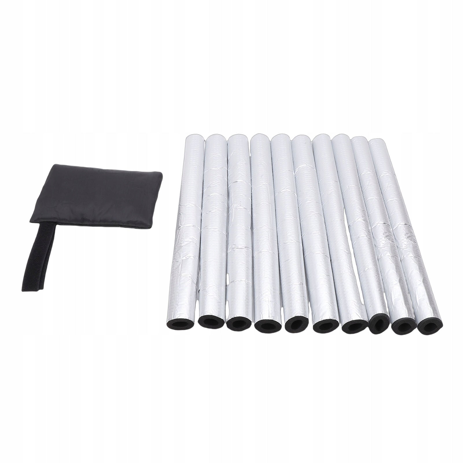 10 Pcs Pipe Insulation Sleeves Self Adhesive Agent Against 57 Dominant color multicolor