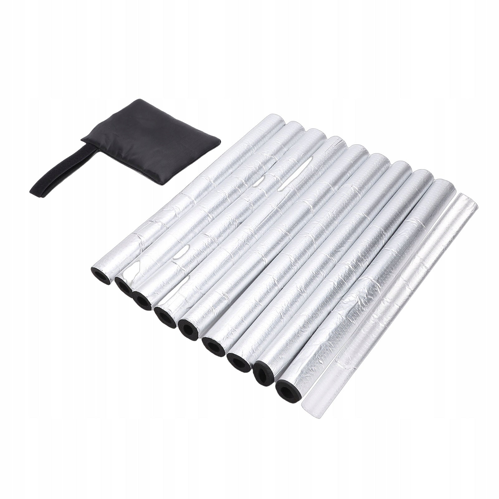 10 Pcs Pipe Insulation Sleeves Self Adhesive Agent Against 57