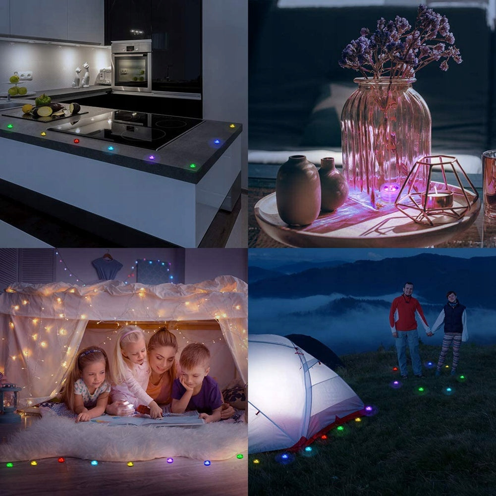10 Pcs Wireless Colorful LED Car Interior Lighting EAN (GTIN) 4894930329128