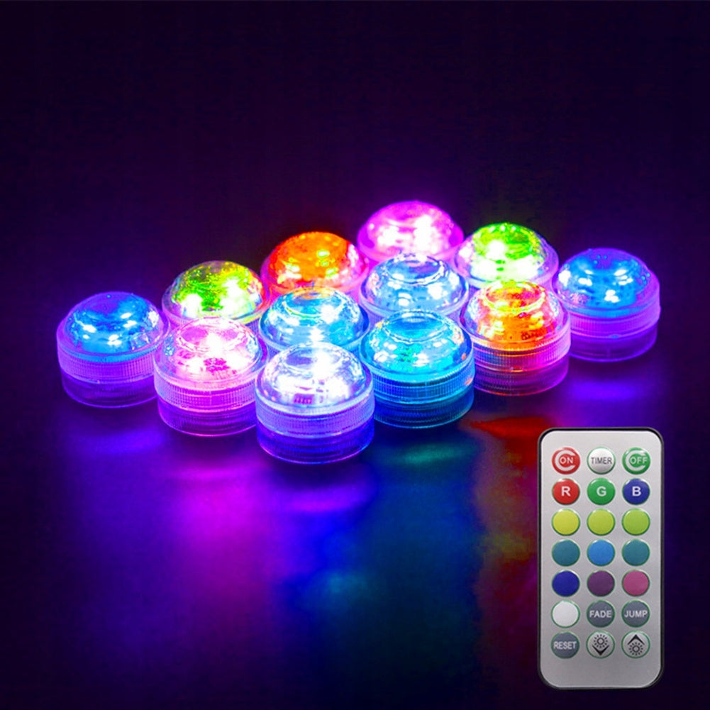 10 Pcs Wireless Colorful LED Car Interior Lighting Manufacturer code 4894930329128