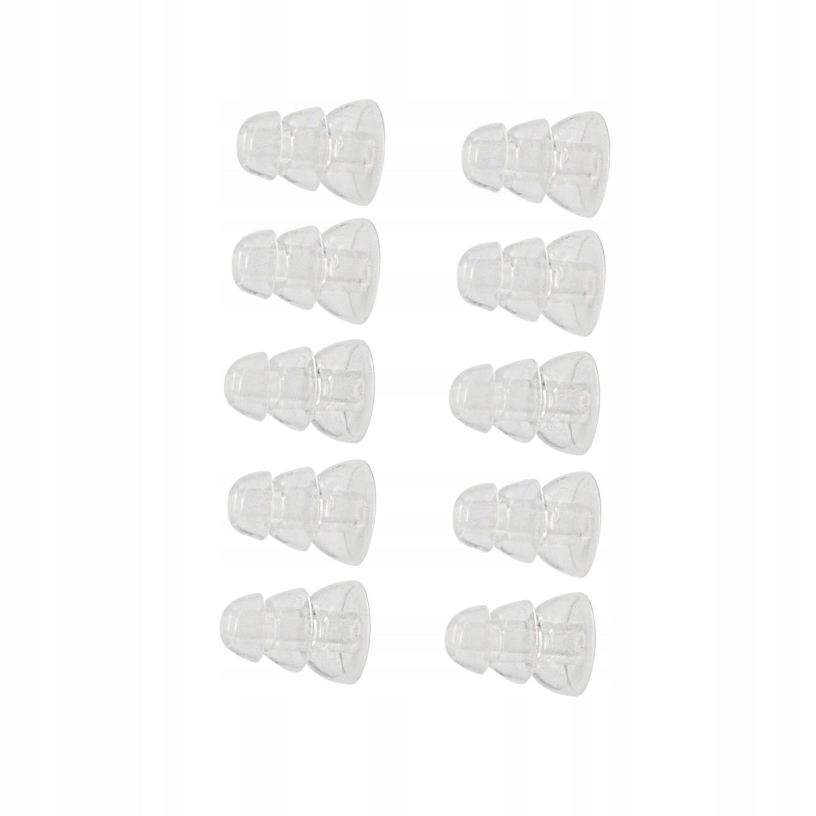 10 Pieces Hearing Aid Domes Comfortable Transparent 3mm Inner Dia Three Medical device type medical device or in-vitro diagnostic medical device