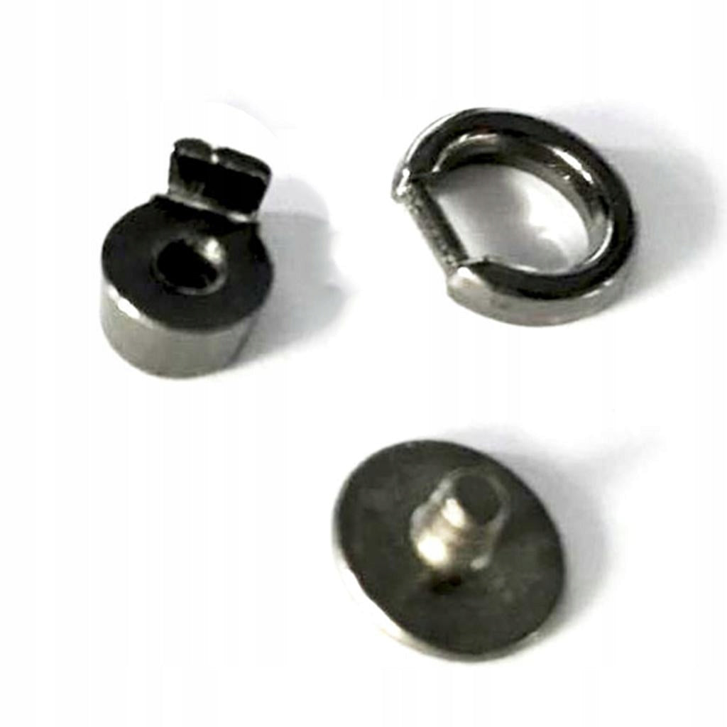 10 Pieces Rivet Back Screw Stud Connector for Wallet Chain Gray Manufacturer code gazechimp-74005109