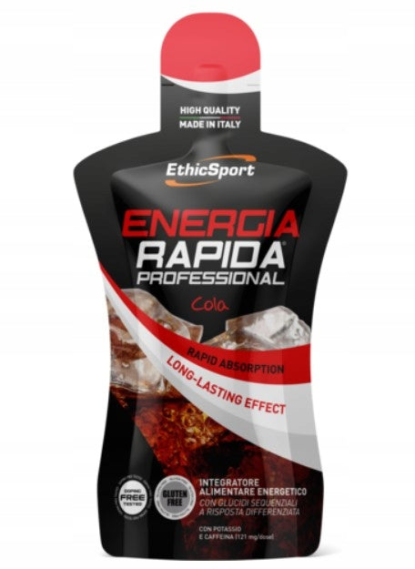 10 X ENERGY RAPIDA ENERGY GEL ETHICSPORT CAFFEINE CARBOHYDRATES COLA Expiration date not specified