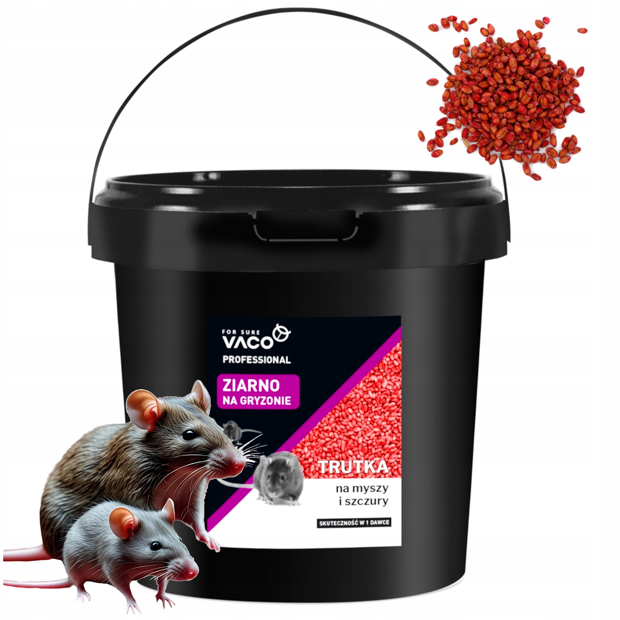 10 kg STRONG POISONED GRAIN MOUSE POISON RATS BROMADIOLONE BITREX VACO