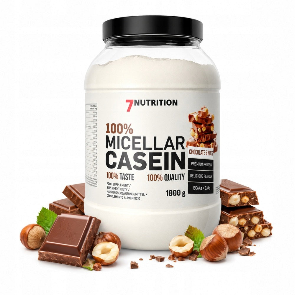 100% Micellar Casein 7NUTRITION 1000g Casein Protein